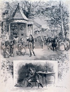 Szene aus der Oper Werther, nach der Aufführung im internationalen Teatro Lirico in Mailand von A. (after) Bonamore