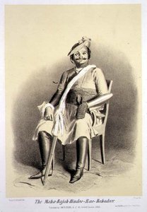 Der Maha-Rajah-Hindoo-Rao-Babadoor, aus 