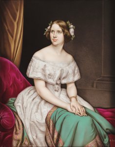 Porträt von Francisca de Bragança, Prinzessin von Joinville