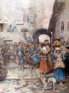 Heiligabend auf dem römischen Land vor 100 Jahren