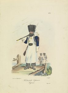 Sappeur, 1820-1825 von A. Courtois