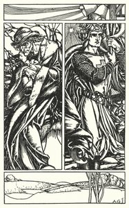 Illustration für Tennysons In Memoriam (Gravur)