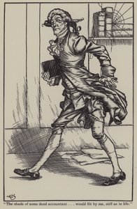 Illustration für The Essays of Elia von Charles Lamb (Lithografie) von A. Garth Jones
