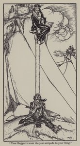 Illustration für The Essays of Elia von Charles Lamb (Lithografie)
