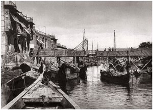 Die Whiteley-Brücke, Ashar Creek, Basra, Irak, 1925