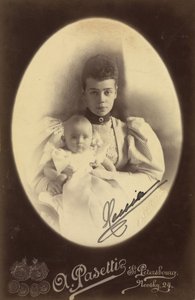 Großfürstin Xenia Alexandrowna von Russland mit Tochter Irina Alexandrowna von A. Pasetti Photo Studio