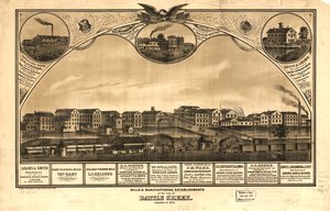 Mühlen und Fabriken der Stadt Battle Creek, Calhoun Co., Mich. von A. Ruger