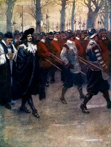 König Karl ging zum letzten Mal durch die Straßen Londons, 1649, 1905