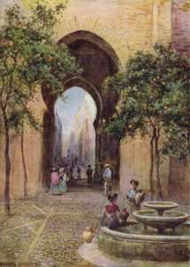Ein Tor in Sevilla, Spanien