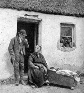 Warten auf den Arzt im abgelegenen Galway, Irland, 1922