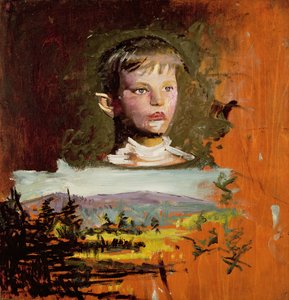 Kopf eines Jungen, 1919 von Abbott Handerson Thayer