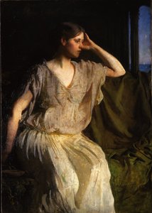 Frau im griechischen Gewand, ca. 1894 von Abbott Handerson Thayer