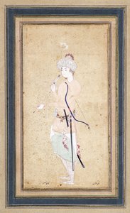 Ein junger Bogenschütze, ca. 1580 von Abd Allah Musawwir