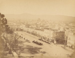 Vistas Mexicanas. Mexiko, Mercaderes Portal. von Abel Briquet
