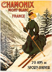 Chamonix Mont Blanc 70 Jahre Wintersport