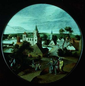 Monat Juni: Pharisäer warnen Christus vor Herodes von Abel Grimmer or Grimer