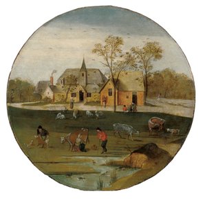 Der Monat April, ca. 1606 von Abel Grimmer or Grimer