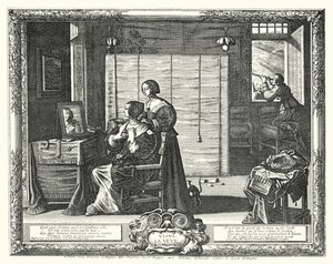 La Toilette von Abraham (after) Bosse