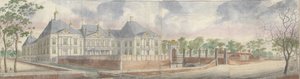 Das Haus in Honselaersdijk und Umgebung, vom Vorplatz aus gesehen