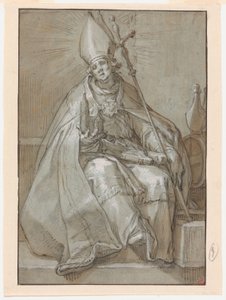 Heiliger Willibrord von Abraham Bloemaert