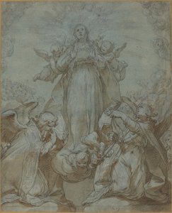 Die Jungfrau in der Herrlichkeit von Abraham Bloemaert