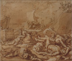 Theagenes und Chariclea nach dem Schiffbruch