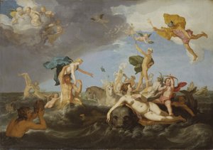 Triumph des Neptun von Abraham Bloemaert