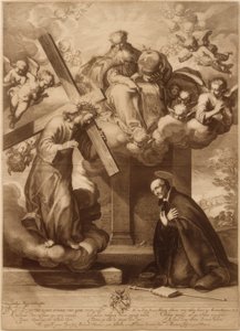 Vision des Ignatius von Loyola bei La Storta von Abraham Bloemaert