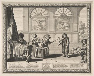 Kindheit, 1636 von Abraham Bosse