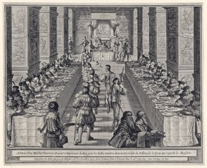 Disposition du Festin, aus ?L?ordre du Saint-Esprit?, veröffentlicht 1634