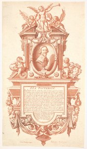Epitaph und Porträt von Jacques Callot, 1635-36 von Abraham Bosse