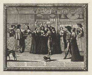 La Galerie du Paris, 1640 von Abraham Bosse