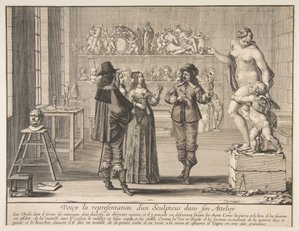 Der Bildhauer, 1642 von Abraham Bosse
