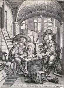 Die Raucher von Abraham Bosse