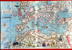 Katalanischer Atlas, 1375 von Abraham & Cresques Jehuda (1360-1410) Cresques