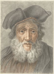 Alter Mann mit Mütze von Abraham Delfos