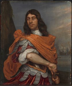 Porträt von Vizeadmiral Cornelis Tromp in römischer Kostümierung
