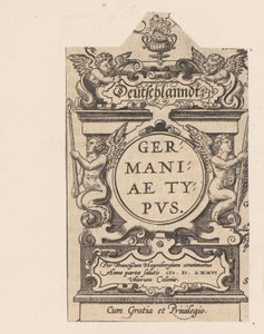 Kartusche mit vier Putti