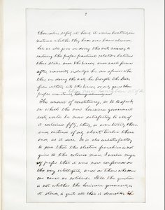 Autographes Manuskript von Lincolns letzter Rede als Präsident, gehalten in Washington D.C., aus dem Fenster des Weißen Hauses am Abend des 11. April von Abraham Lincoln