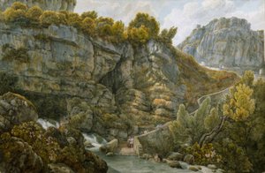 Die Quellen des Velino von Abraham Louis Rodolphe Ducros