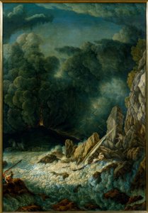 Vesuvausbruch von Abraham Louis Rodolphe Ducros
