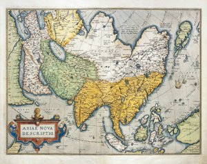 Karte von Asien von Abraham Ortelius