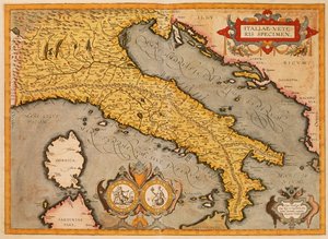 Karte von Italien