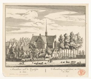 Ansicht von Amstelveen von Abraham Rademaker