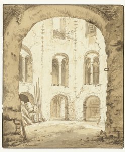 Ansicht der Kapelle des Valkhofs in Nijmegen