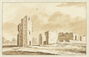 Ruine des Schlosses Oostvoorne von Abraham Rademaker