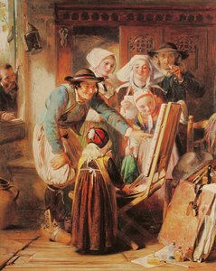 Kunstkritiker in der Bretagne, 1860