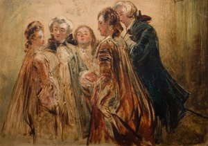 Konversationsstück, 1845-1850