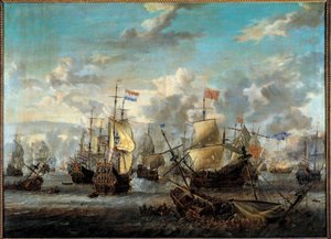 Zweiter Englisch-Niederländischer Krieg: Die Schlacht der vier Tage vom 11. bis 14. Juni 1666