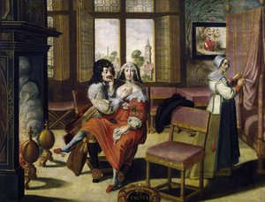 Die fünf Sinne - Tastsinn von Abraham Bosse